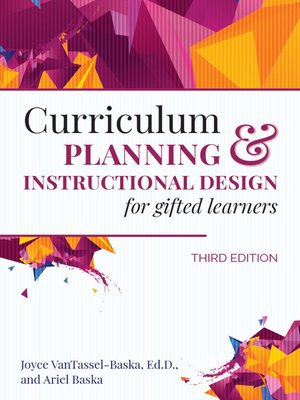 cover image of Curriculum Planning and Instructional Design for Gifted Learners